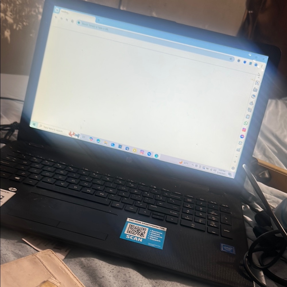 HP Black Professional Laptop with Standard Keyboard